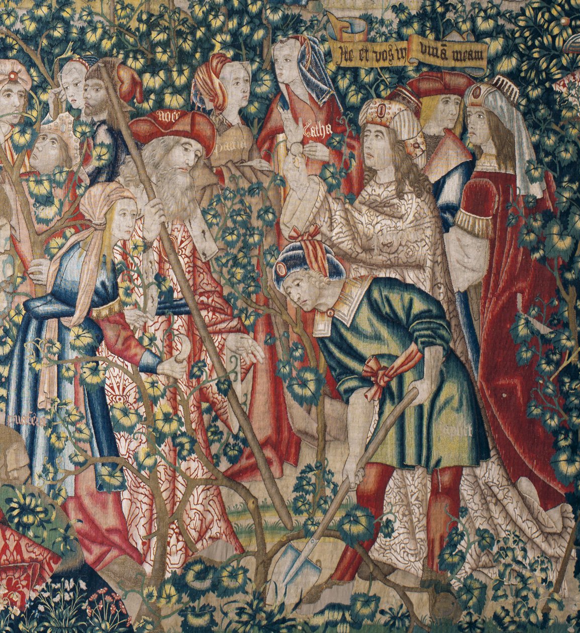 Podobenství o dělnících na vinici, cca 1500 (tapisérie) od Pieter (studio of) Coecke van Aelst