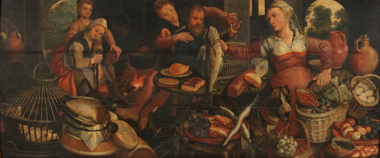 Kuchyňská scéna od Pieter Aertsen