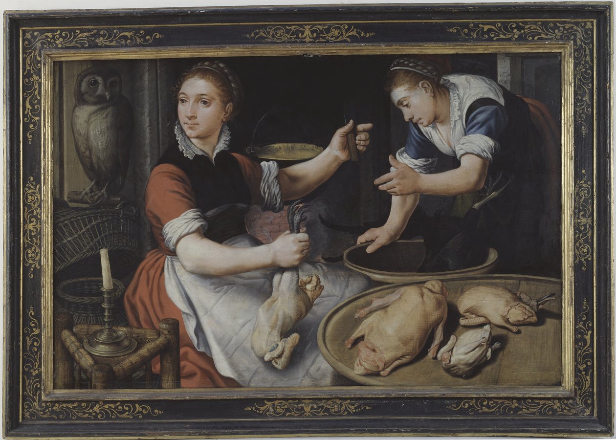 Dvě ženy vařící od Pieter Aertsen