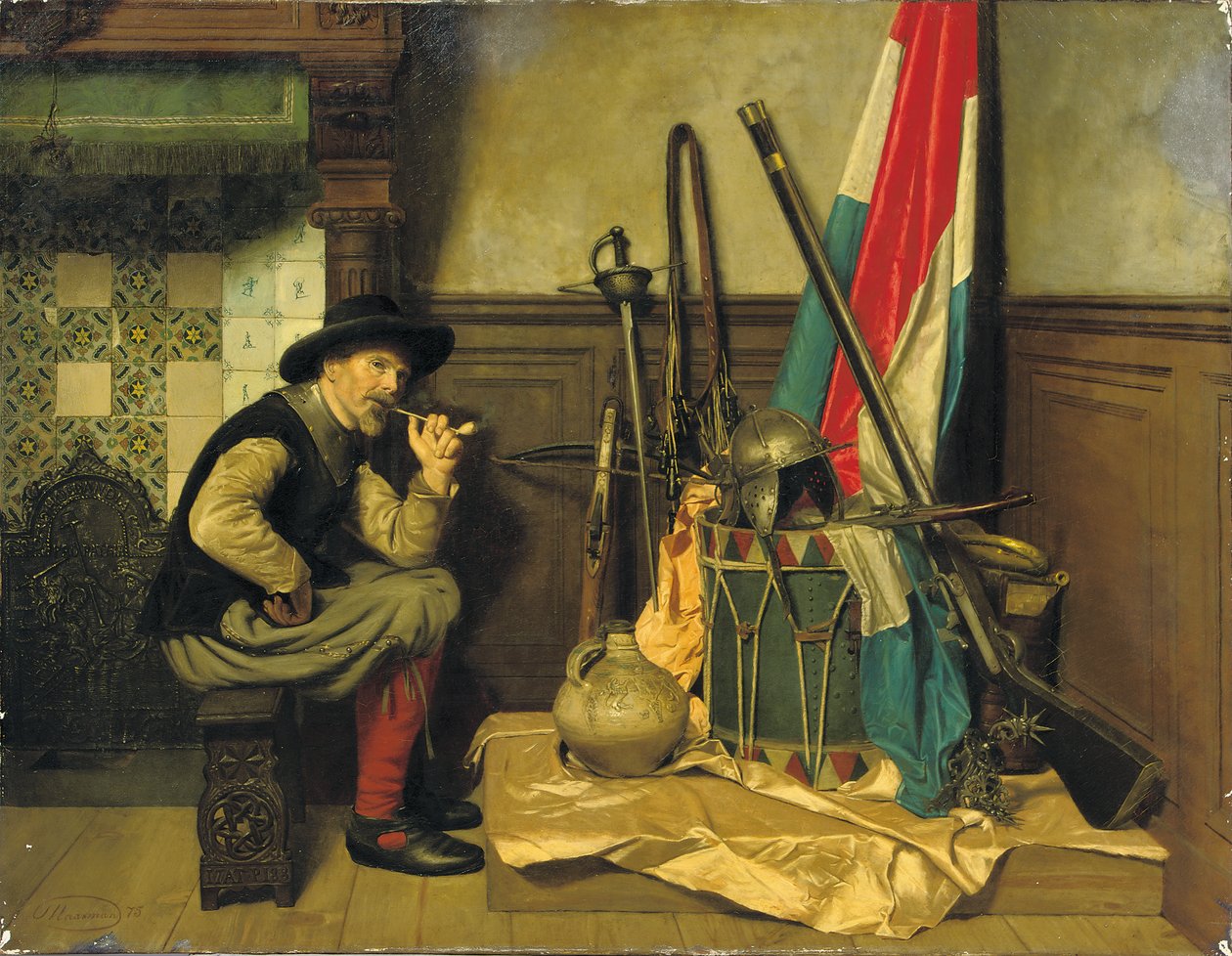 Kouřící voják od Pieter Alardus Haaxman