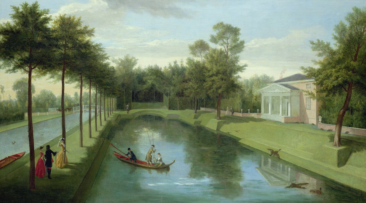 Vodní zahrady Chiswick House (viz také 176474) od Pieter Andreas Rysbrack