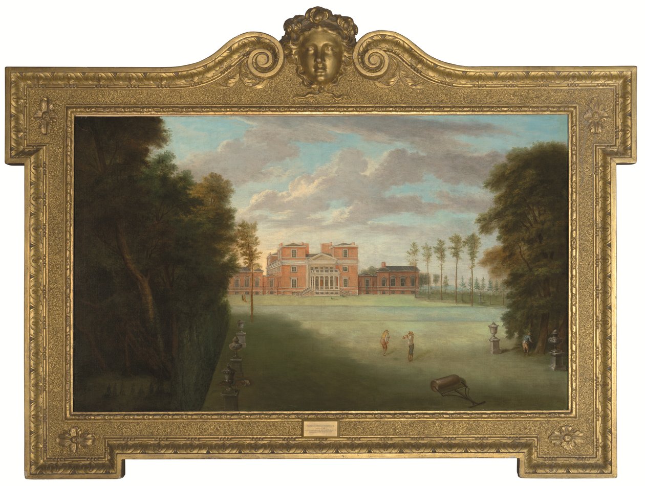 Pohled na Tottenham Park, Wiltshire (olej na plátně) od Pieter Andreas Rysbrack