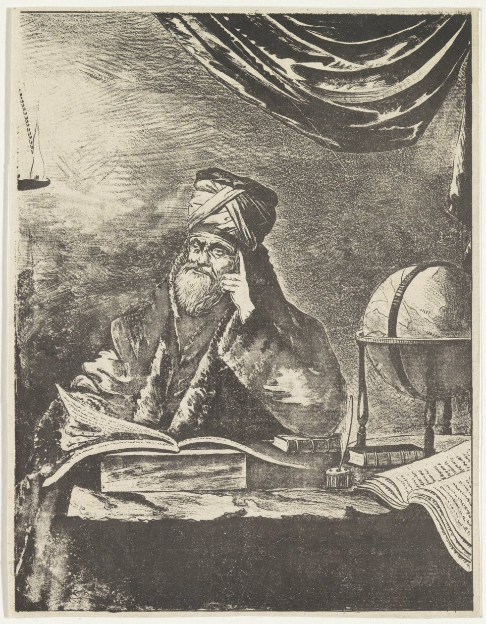 Učenec na svém pracovišti od Pieter Bartholomeusz. Barbiers