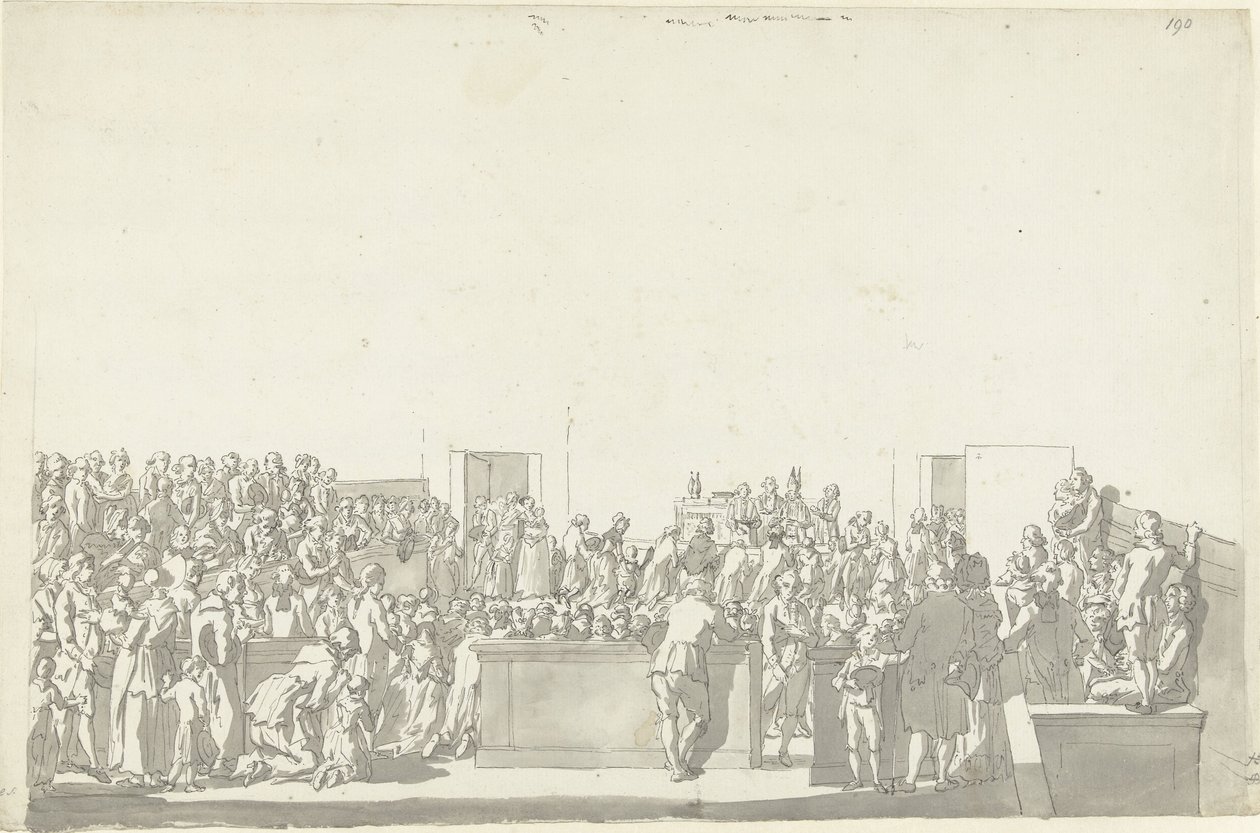 katolické přijímání od Pieter Bartholomeusz. Barbiers