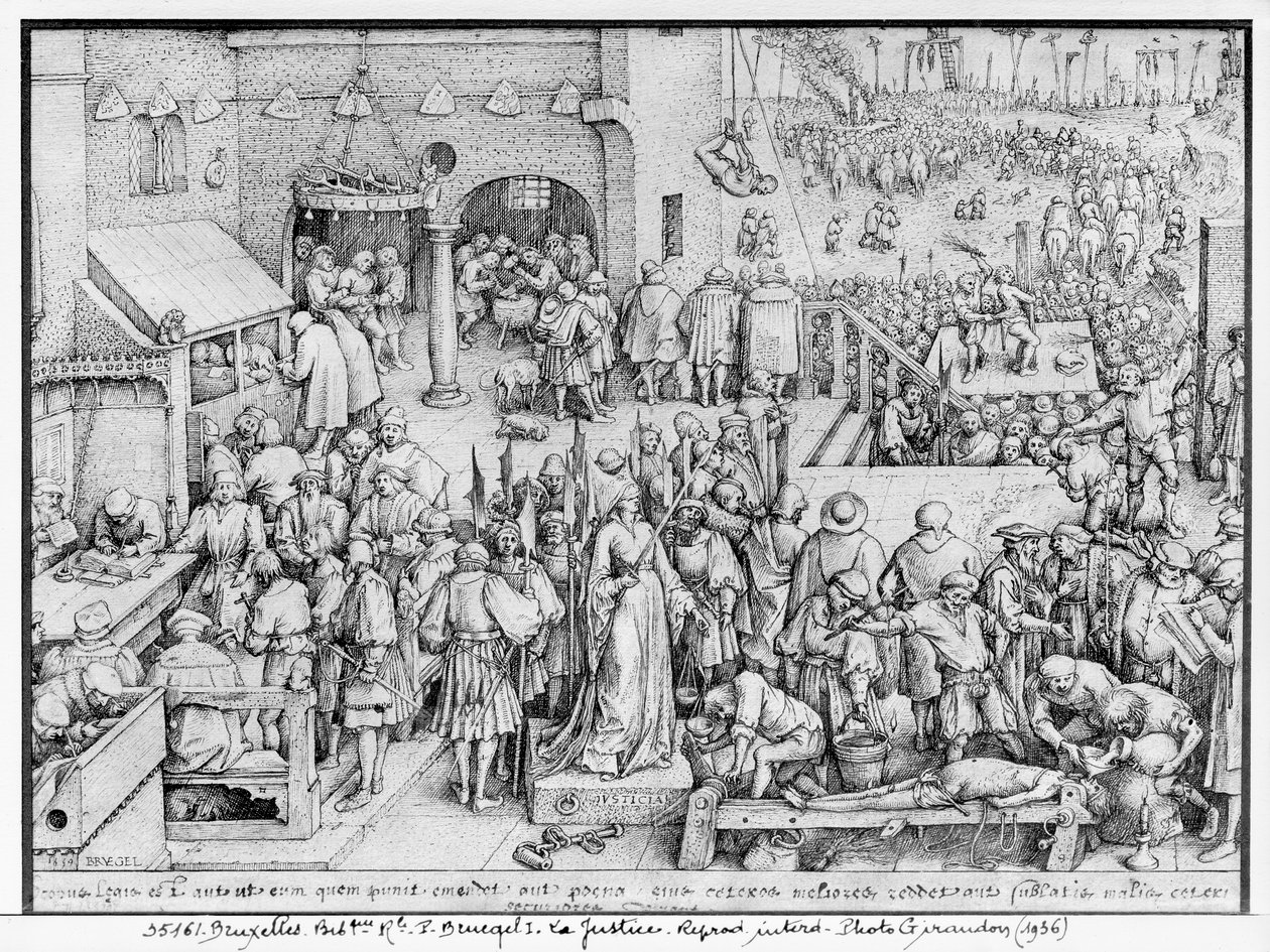 Spravedlnost, 1559 od Pieter Bruegel the Elder