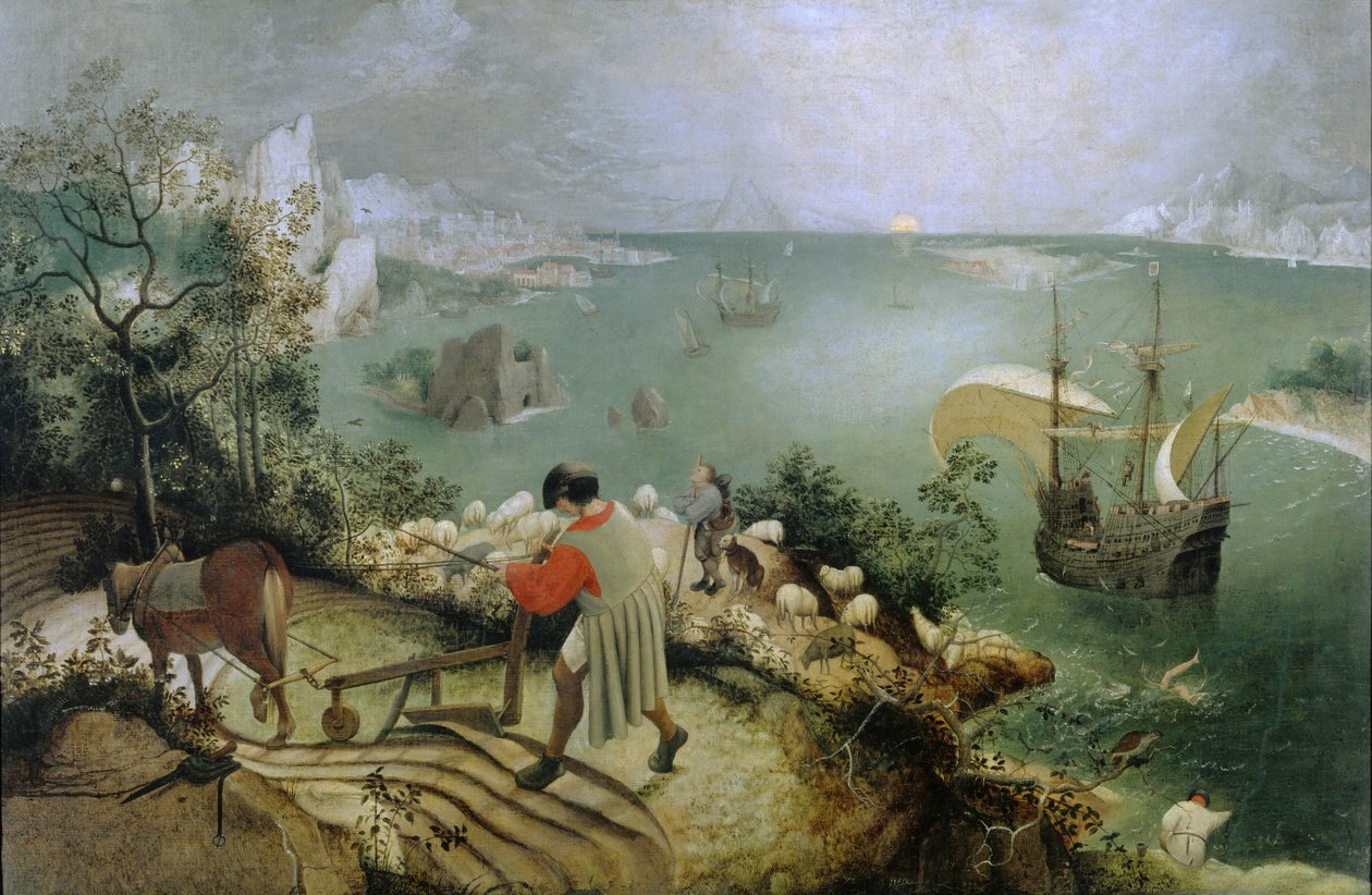 Krajina s pádem Ikara od Pieter Bruegel the Elder