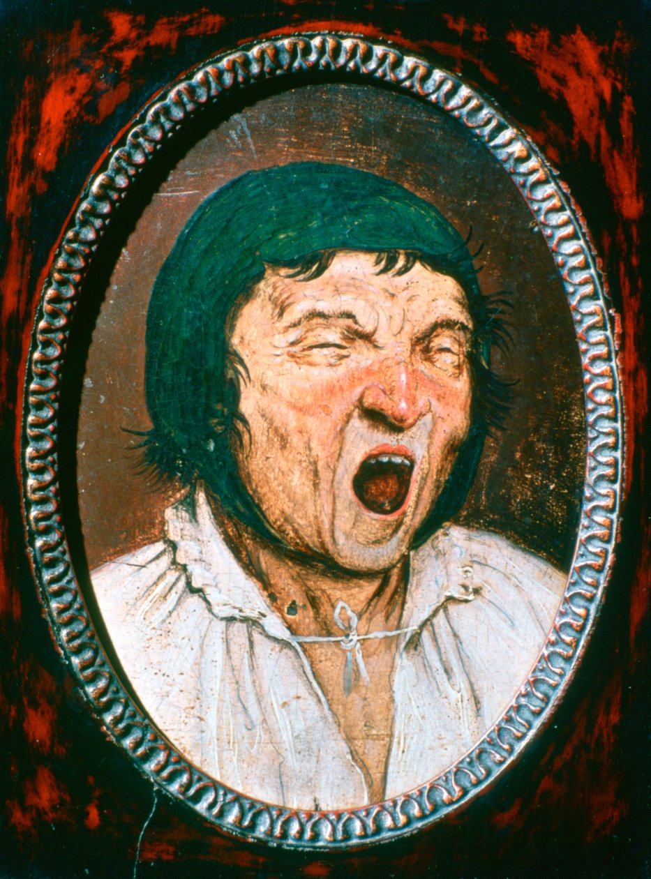 Muž Zívání, c1545-1569 od Pieter Bruegel the Elder