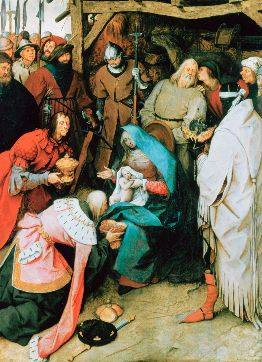 Klanění králů, 1564 od Pieter Bruegel the Elder