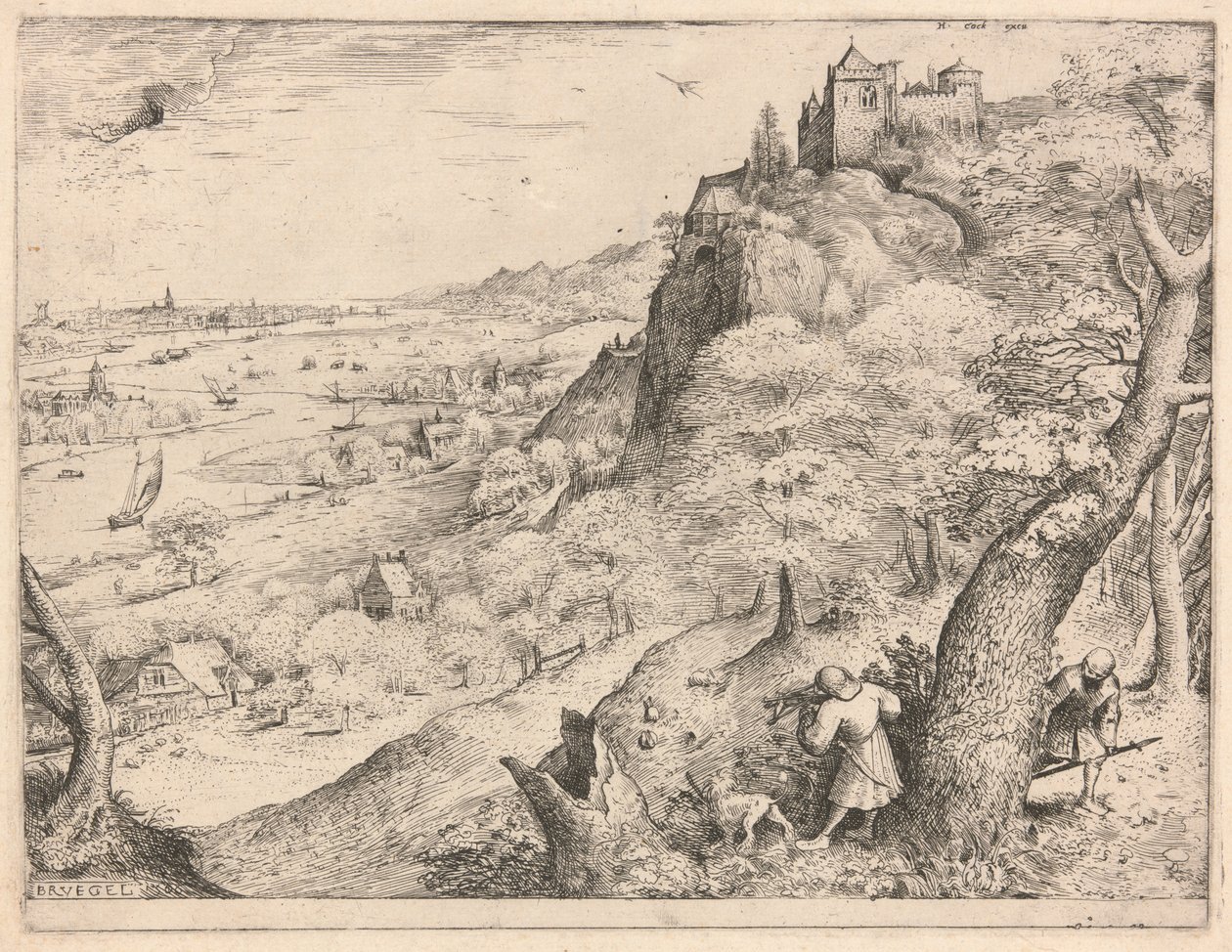 Lovci zajíců od Pieter Bruegel the Elder