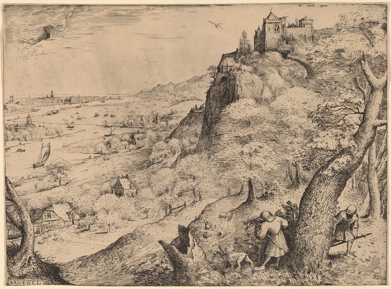 Lovci králíků od Pieter Bruegel the Elder