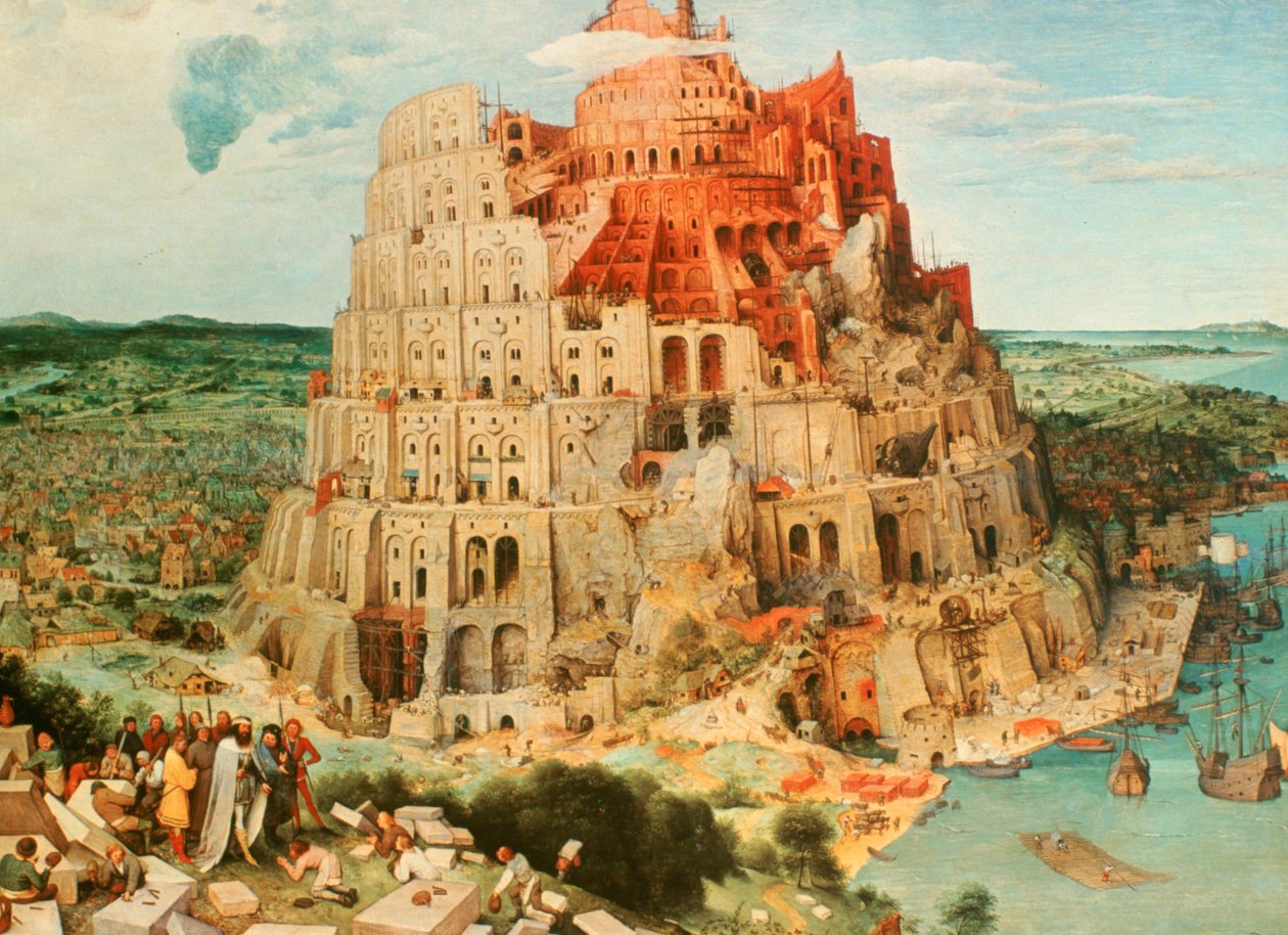 Babylonská věž, 1563 od Pieter Bruegel the Elder
