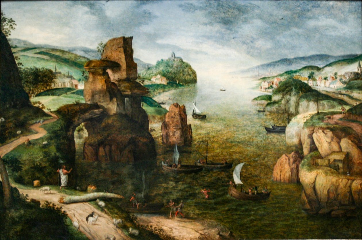 Kristus a apoštolové u Galilejského jezera od Pieter Brueghel the Elder
