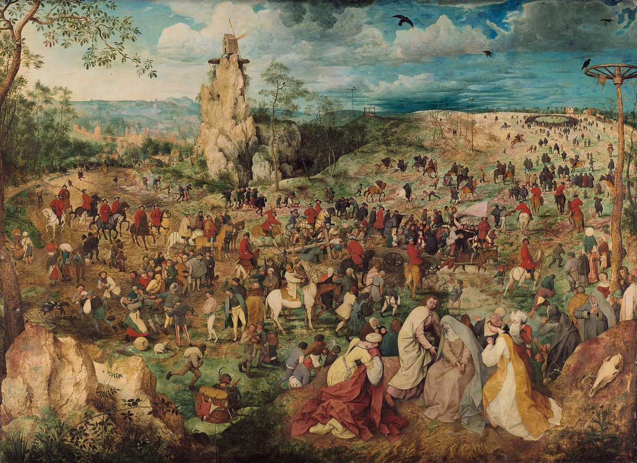 Německy: Kreuztragung Christi Procesí na Kalvárii od Pieter Brueghel the Elder