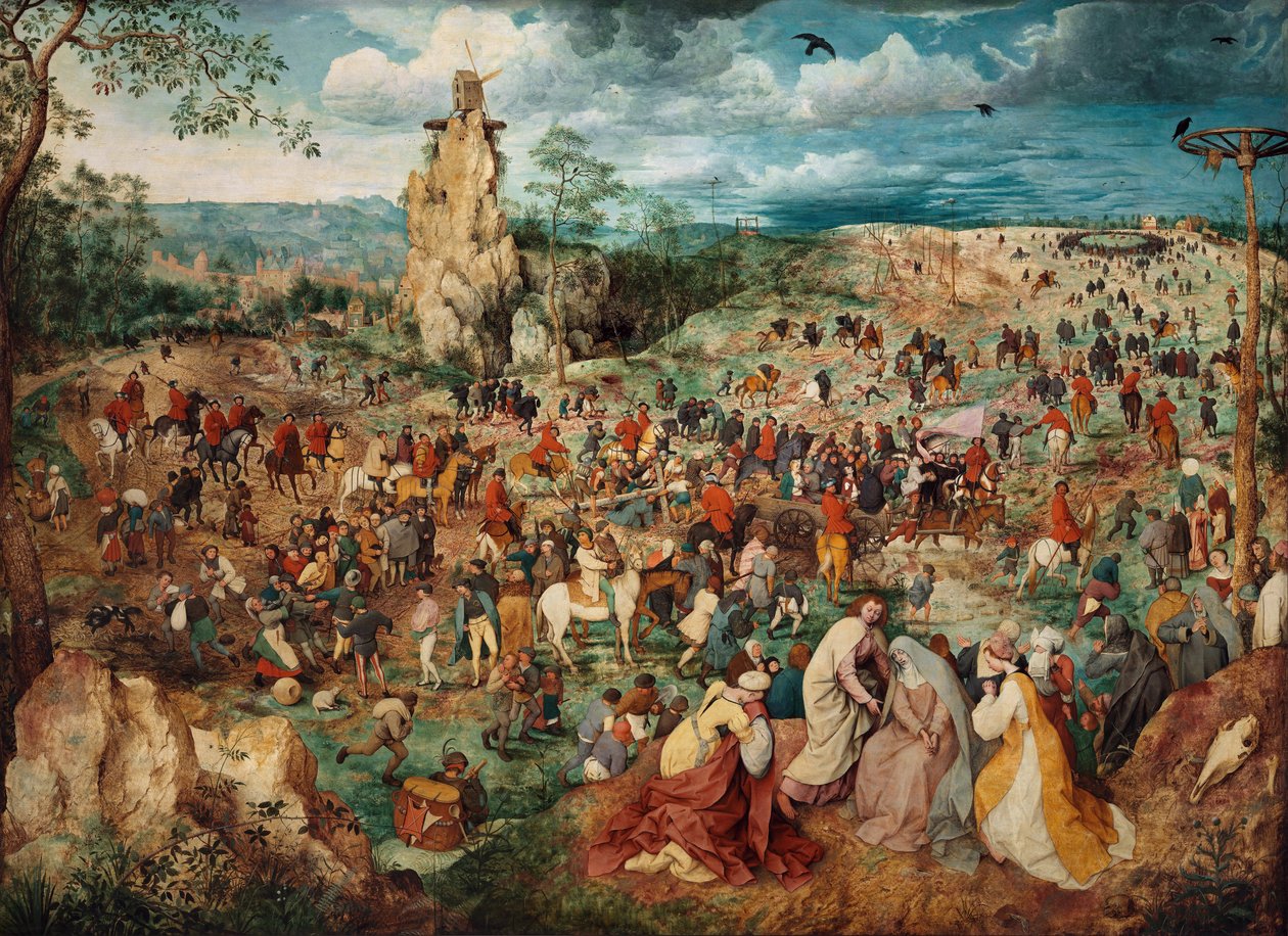 Německy: Kreuztragung Christi Procesí na Kalvárii od Pieter Brueghel the Elder
