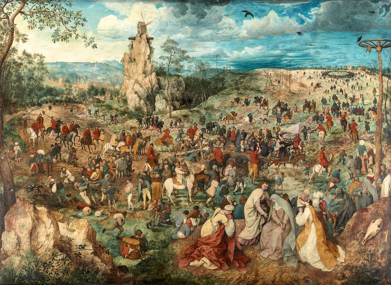 Německy: Kreuztragung Christi Procesí na Kalvárii od Pieter Brueghel the Elder
