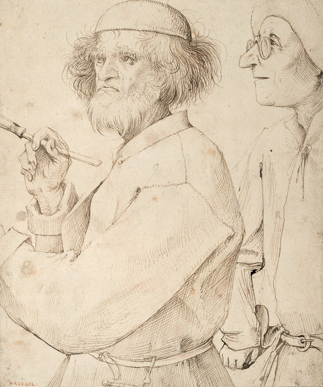 Malíř a kupující od Pieter Bruegel the Elder