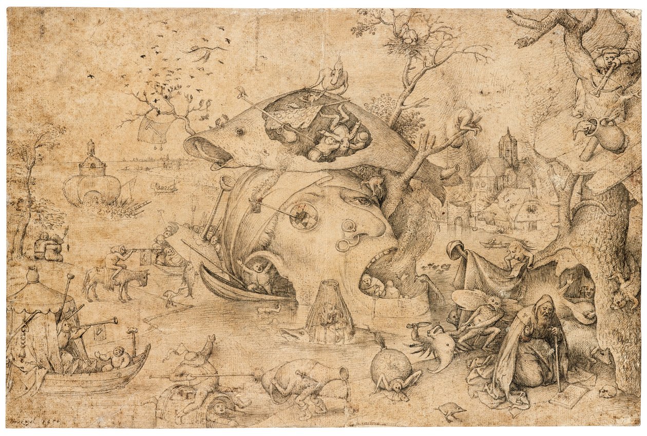 Pokušení svatého Antonína od Pieter Brueghel the Elder