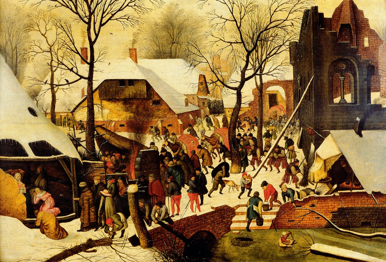 Klanění mudrců od Pieter Brueghel the Younger