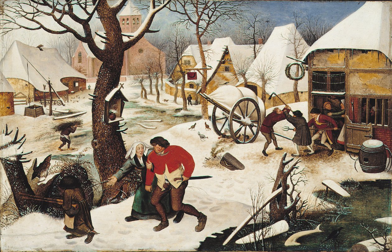 Návrat z hostince od Pieter Brueghel the Younger