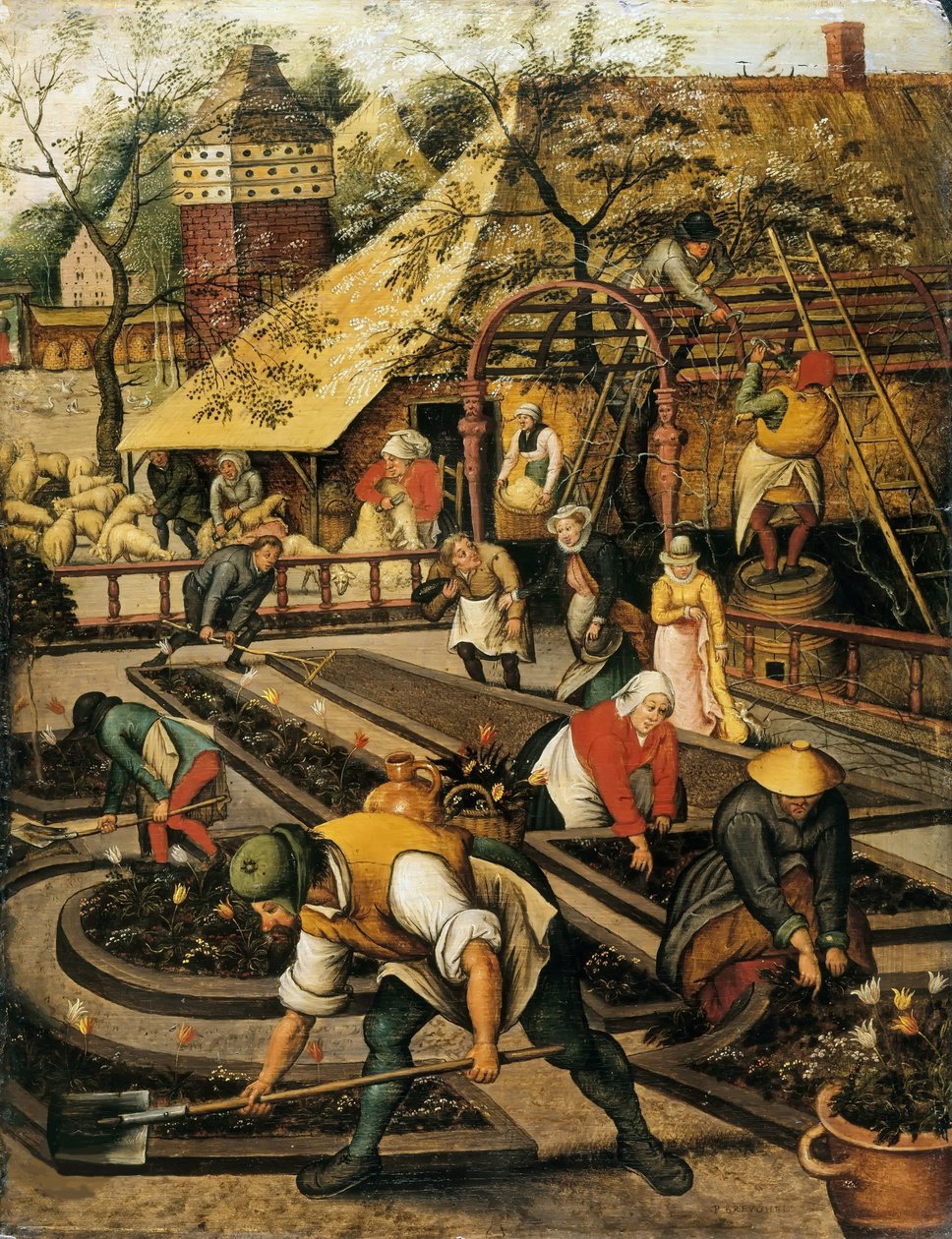 Jaro. od Pieter Brueghel the Younger