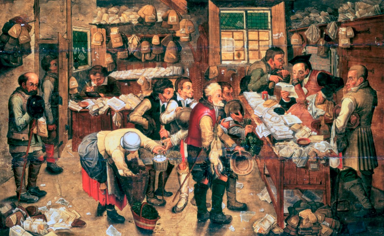 Sběratel desátků, 1618 od Pieter Brueghel the Younger