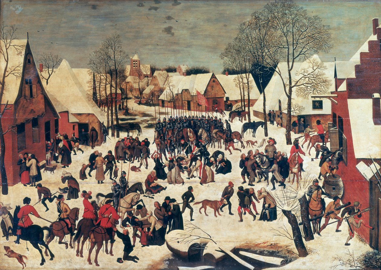 Masakr neviňátek, 1593 od Pieter Brueghel the Younger
