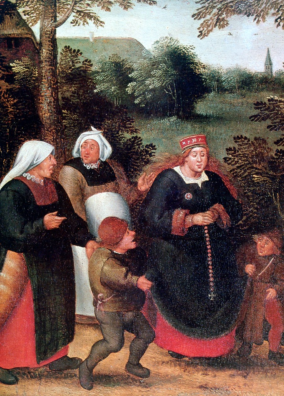 Průvod nevěsty, c1584-1638 od Pieter Brueghel the Younger