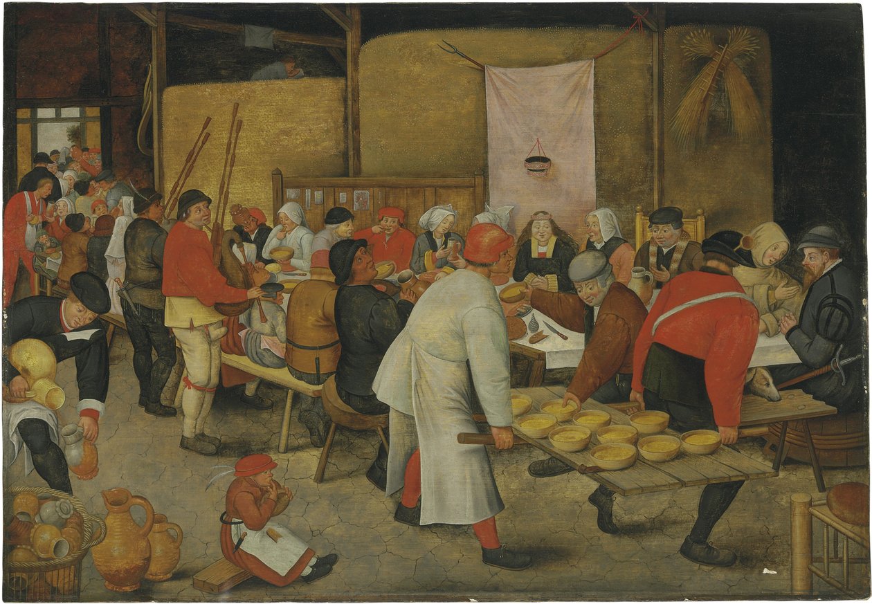 Svatební hostina od Pieter Brueghel the Younger