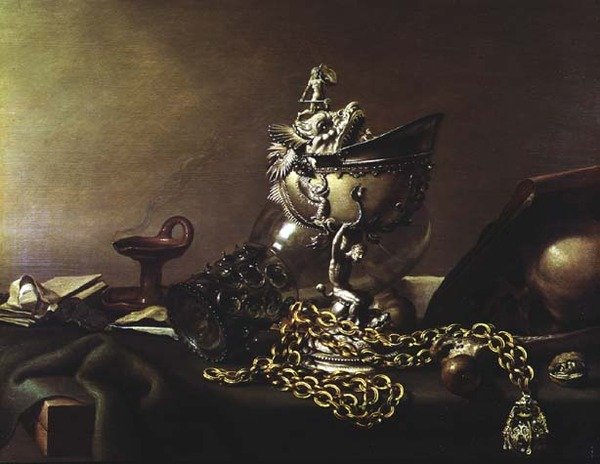 Zátiší s Nautilem od Pieter Claesz