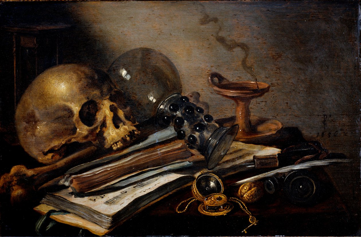 Zátiší, Vanity od Pieter Claesz
