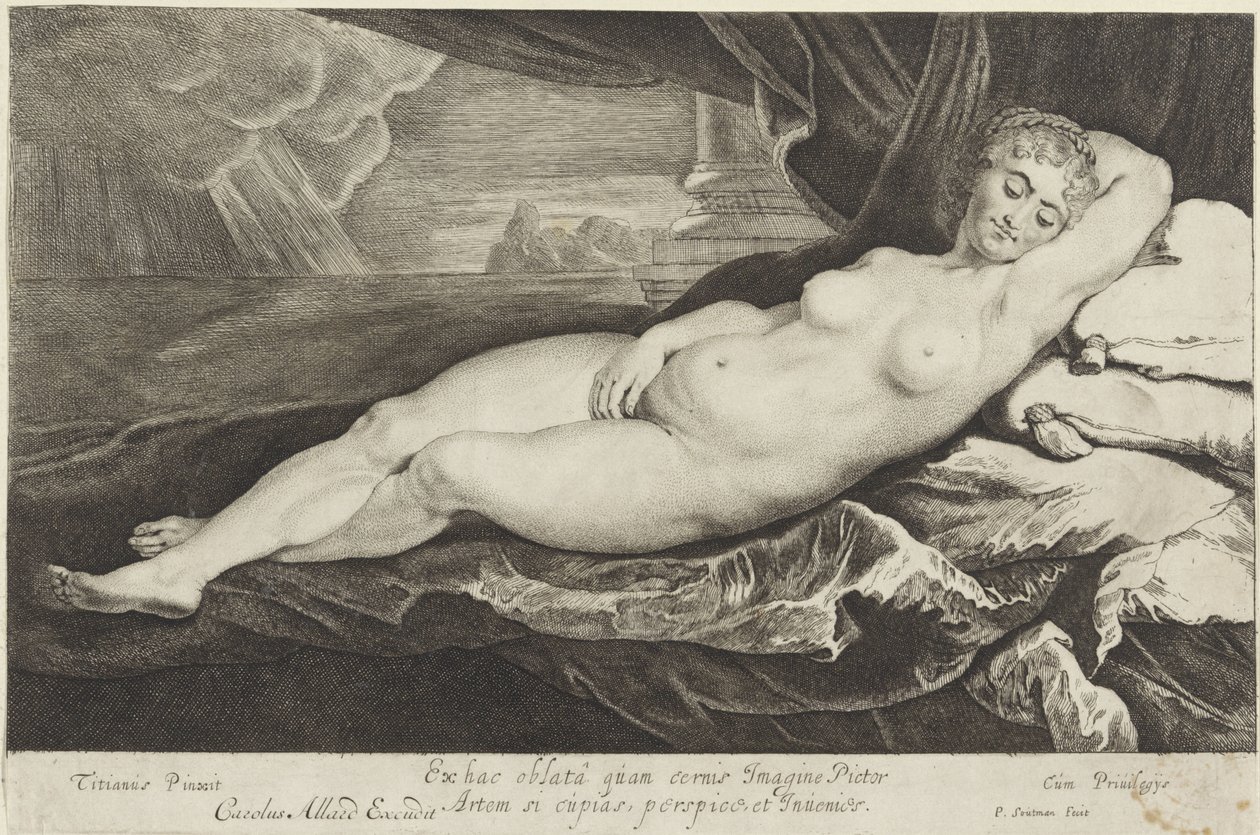 Venuše z Danae od Pieter Claesz. Soutman