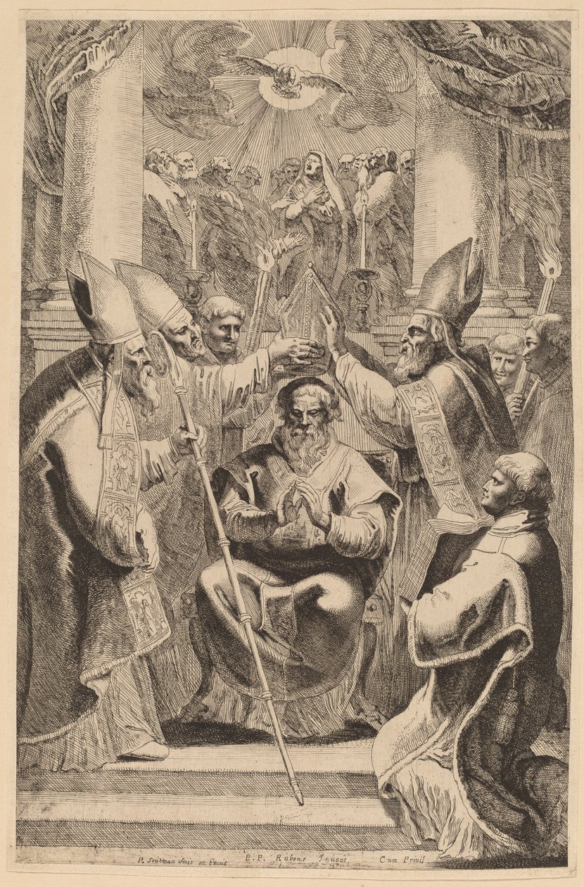 Svěcení biskupa od Pieter Claesz Soutman, after Sir Peter Paul Rubens