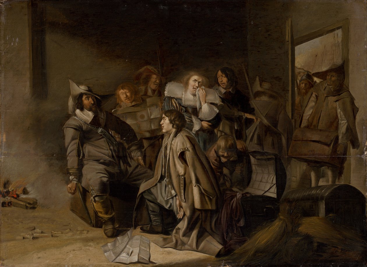 Výslech vězně, c.1630. od Pieter Codde
