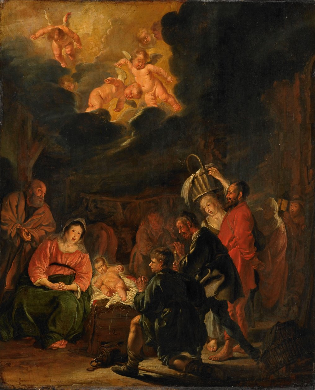 Klanění pastýřů od Pieter Codde