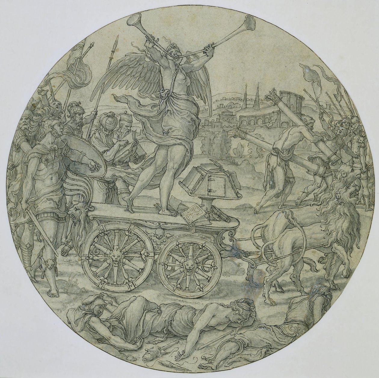 Triumf slávy od Pieter Coecke van Aelst (I) (workshop of)