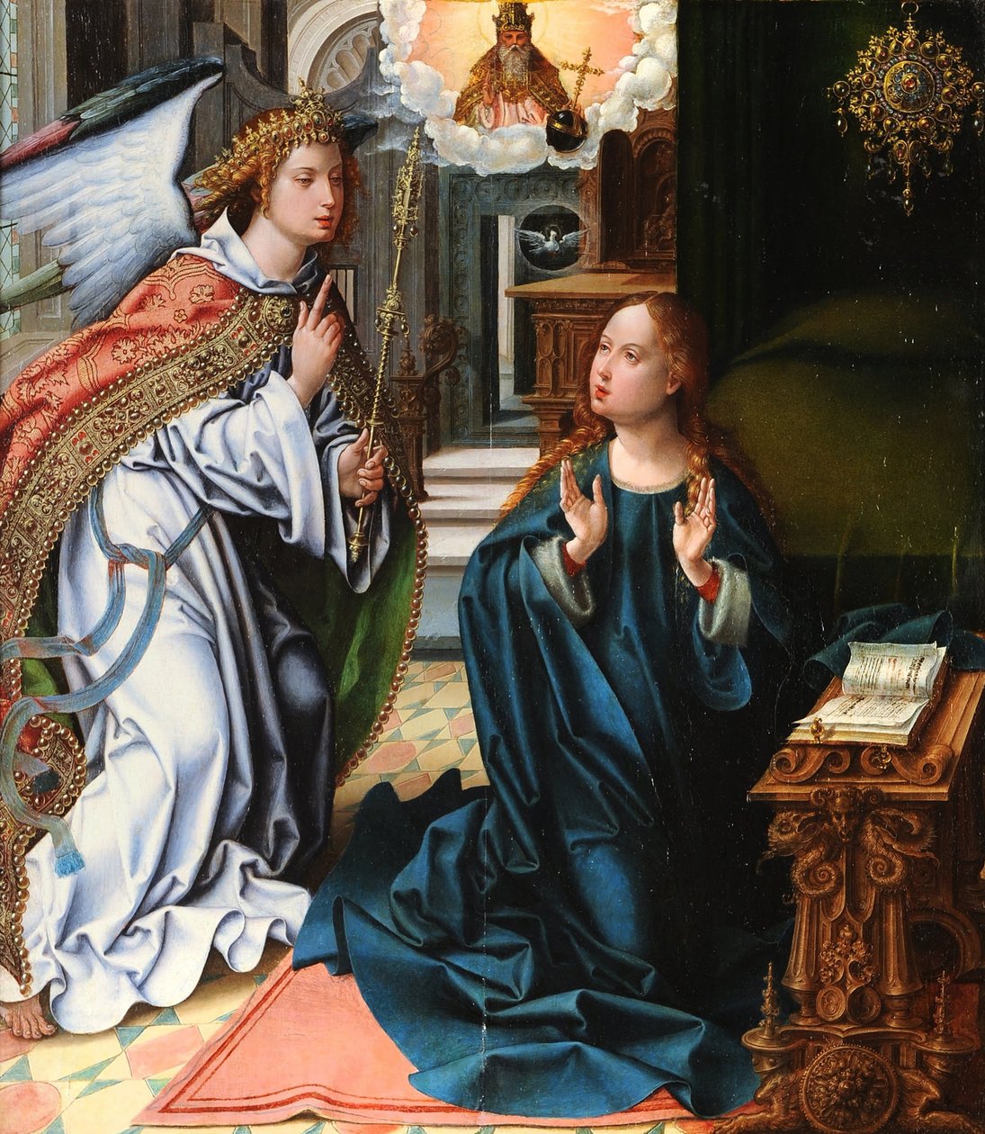 Zvěstování od Pieter Coecke van Aelst