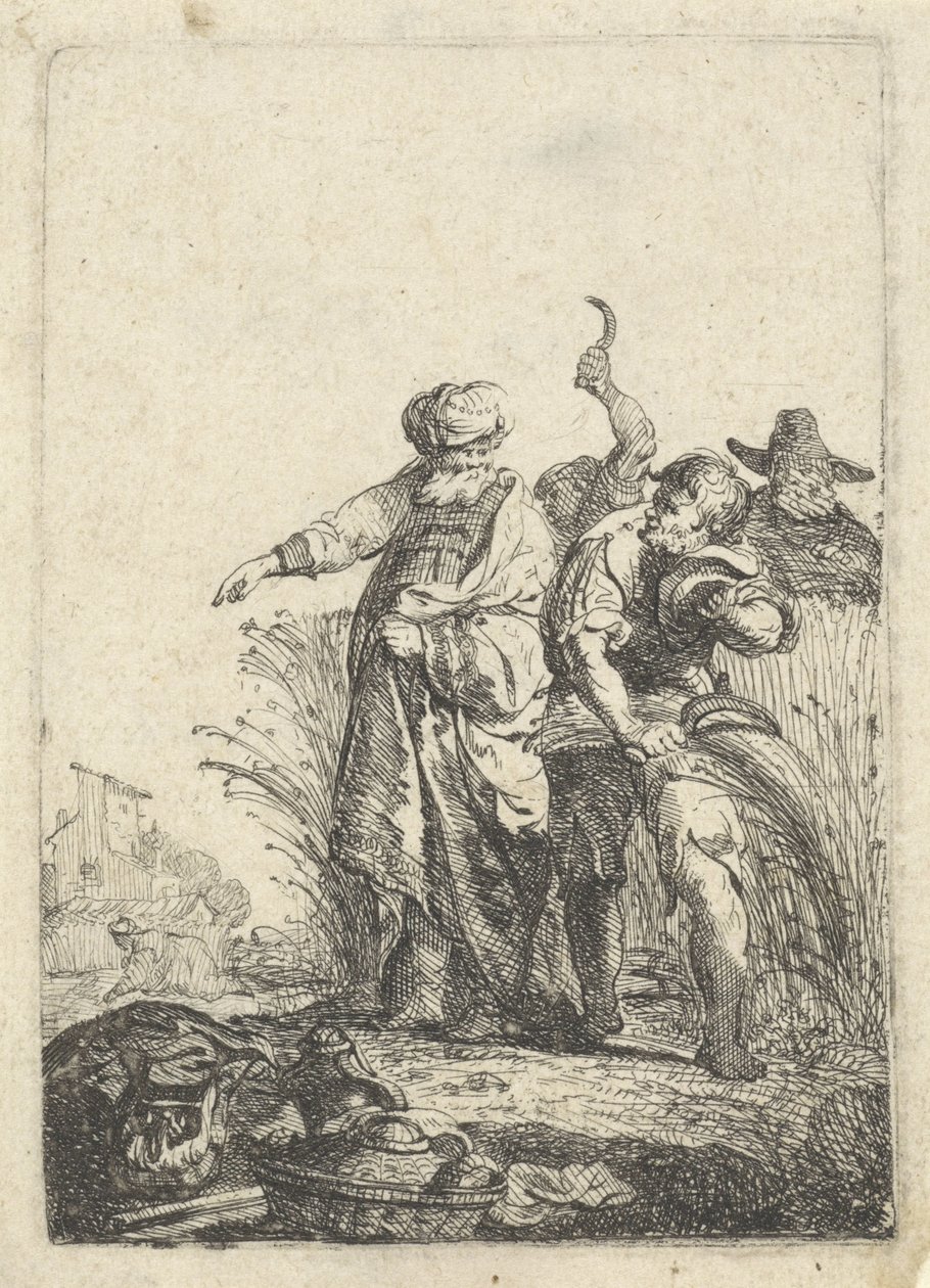 Ruth sbírá na Boazově poli od Pieter Cornelisz. Verbeeck (possibly)