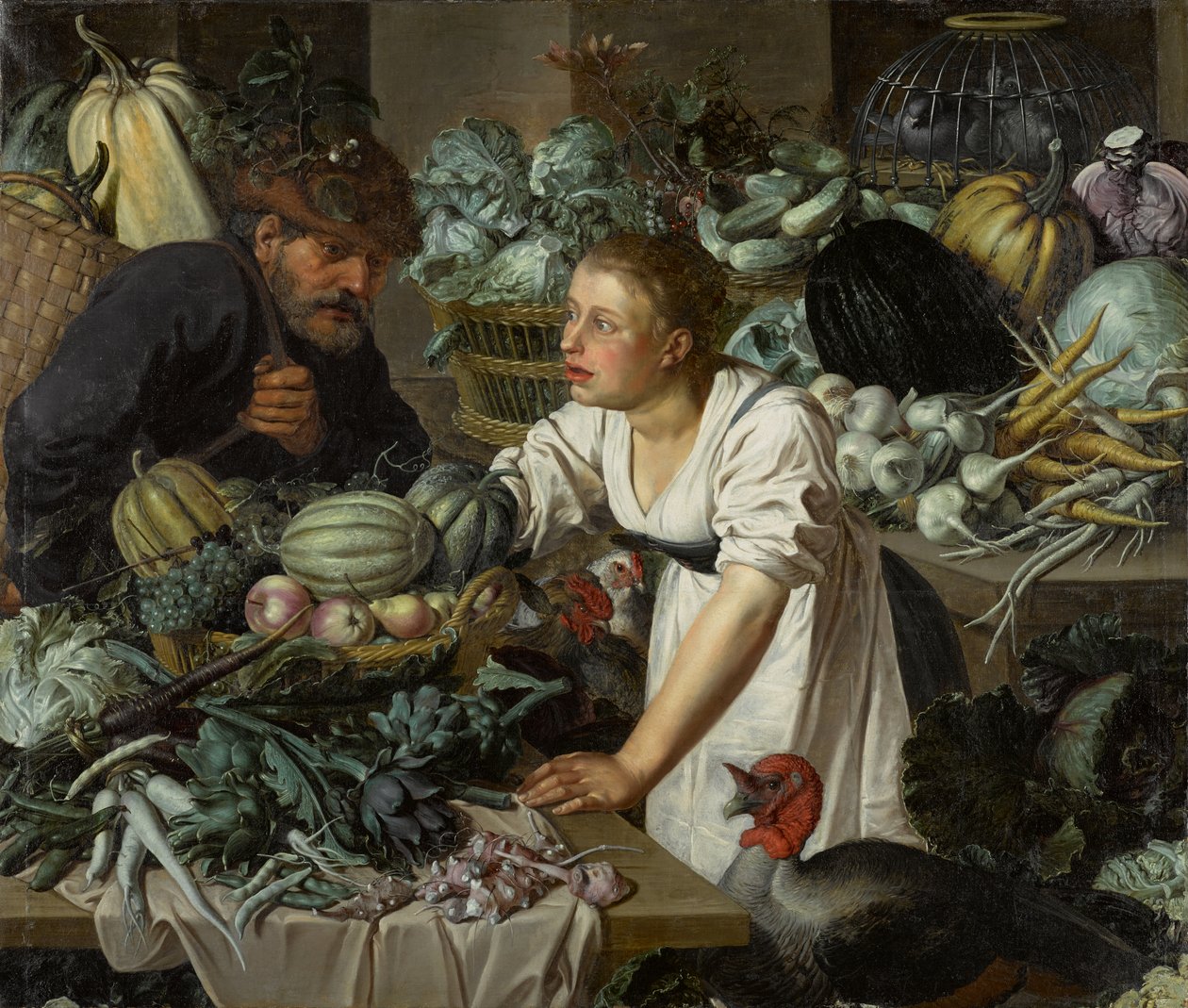 Zátiší se dvěma postavami od Pieter Cornelisz. van Rijck
