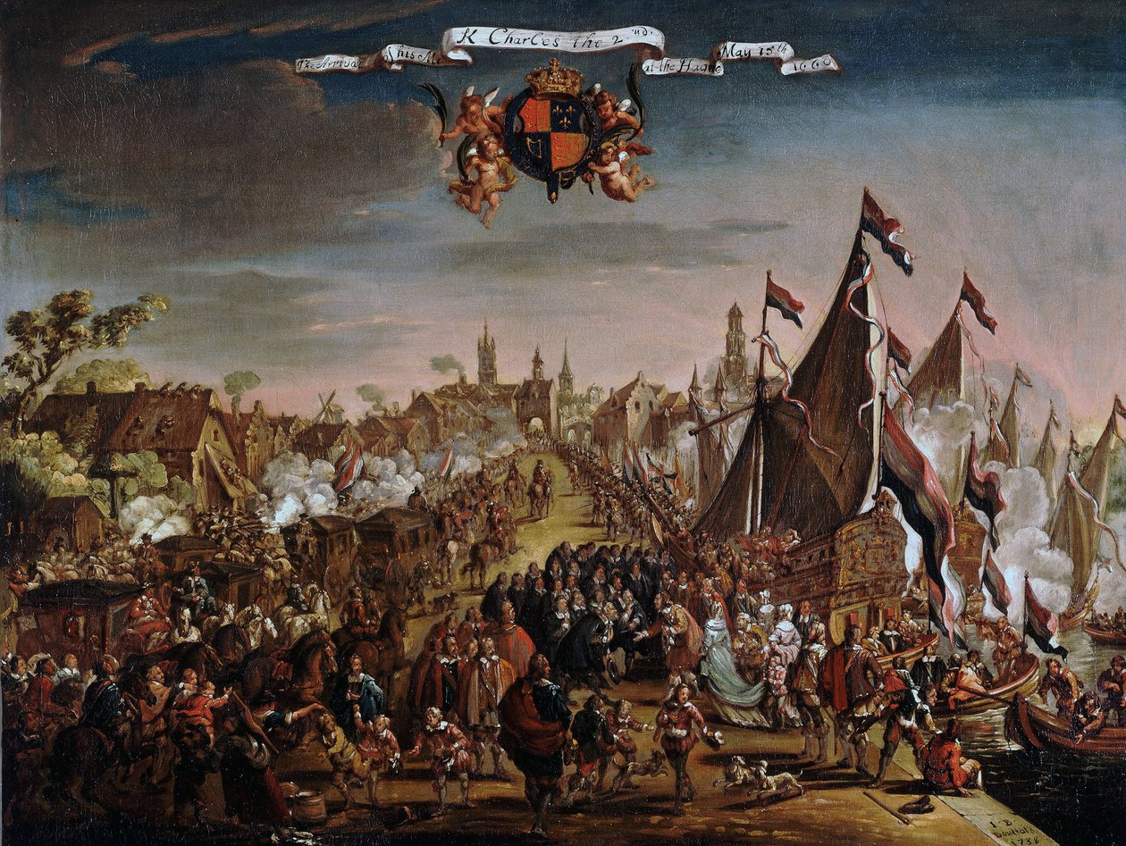 Bitva čtyř dnů od Pieter Cornelisz van Soest