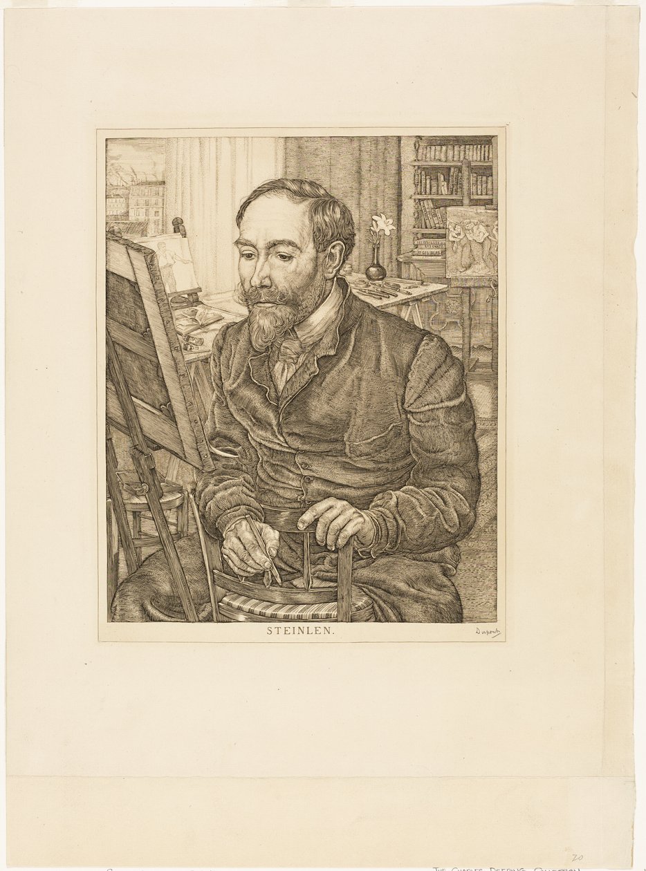 Portrét Théophile Alexandre Steinlen od Pieter Dupont