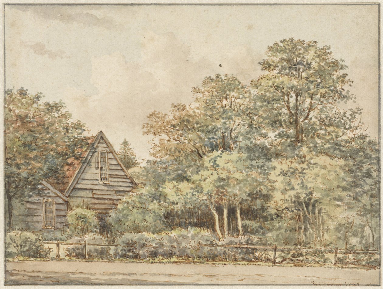 Dům v zalesněné oblasti od Pieter Ernst Hendrik Praetorius