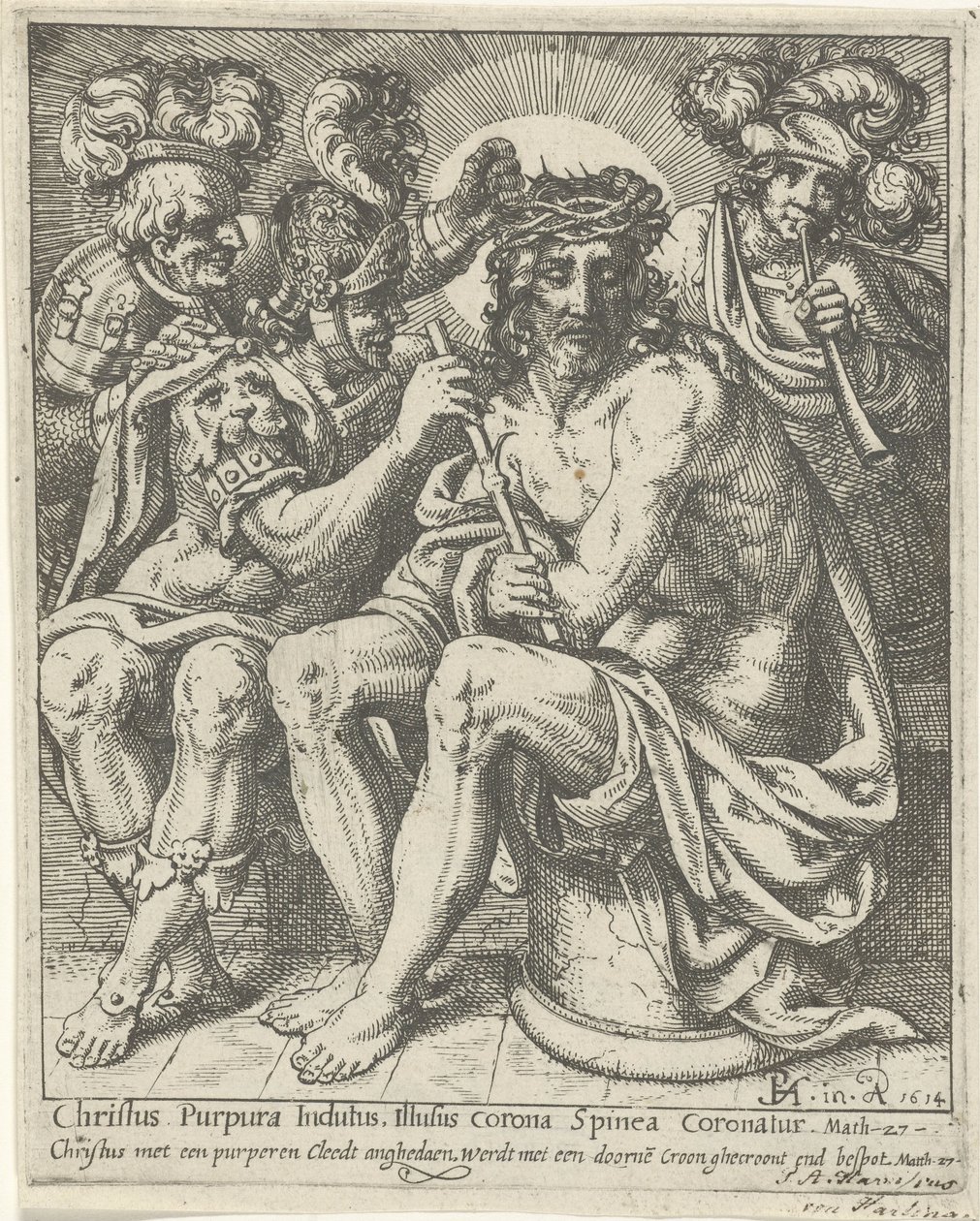 Kristus s trnovou korunou od Pieter Feddes van Harlingen