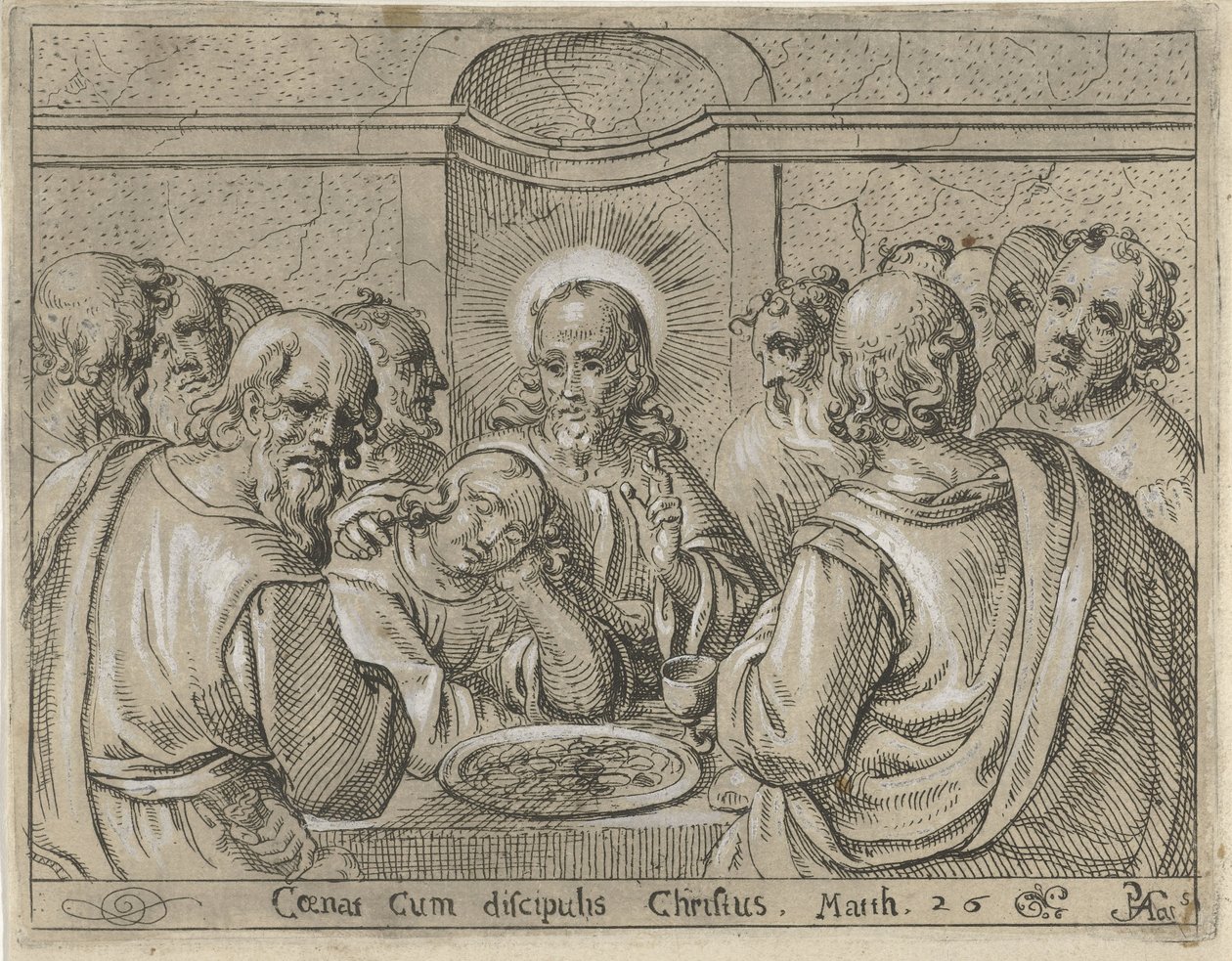 Poslední večeře od Pieter Feddes van Harlingen