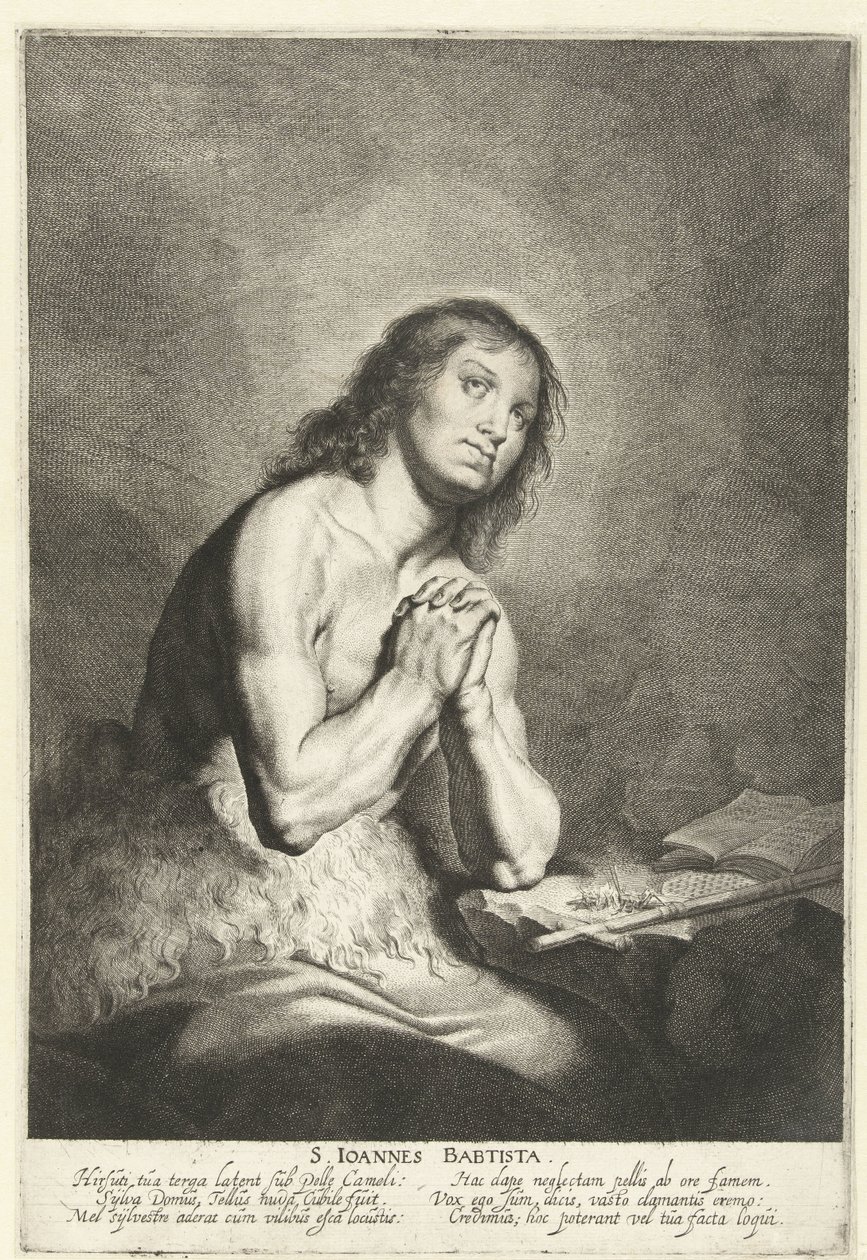 Svatý Jan Křtitel S. Ioannes Babtista (titul na předmětu) od Pieter Fransz de Grebber