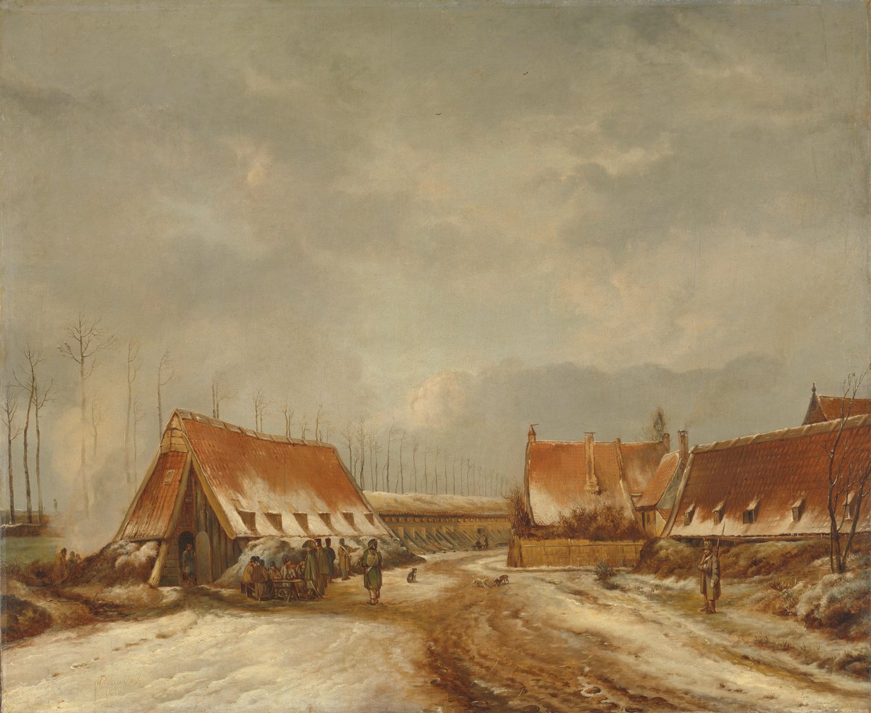 Kasematy před Naardenem, 1814 od Pieter Gerardus van Os