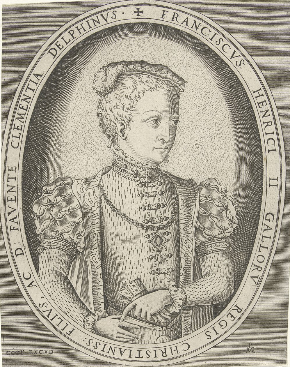 Portrét Františka II Francie 1544-1560 od Pieter Heyden van der
