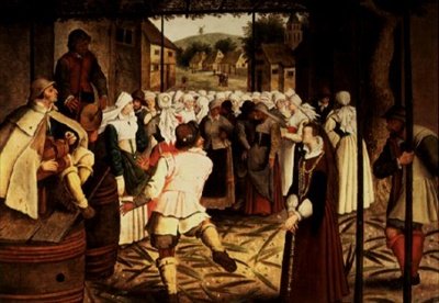 Tanec svaté Kateřiny od Pieter III Brueghel