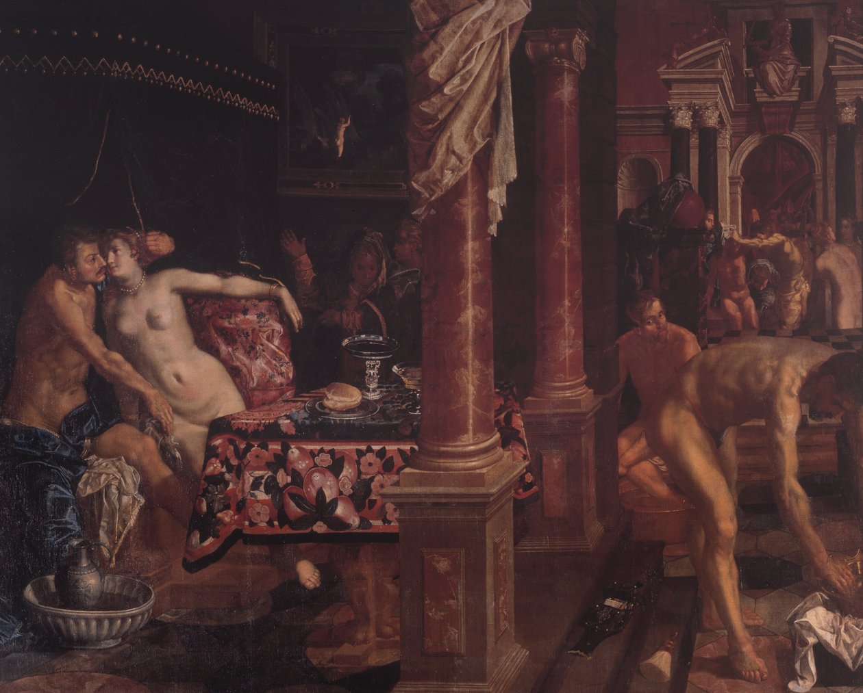 Lázeňský dům od Pieter Isaacsz