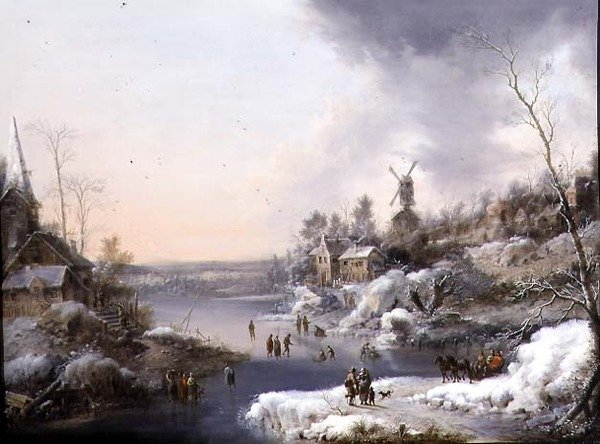 Zimní krajina od Pieter Jan van Veen