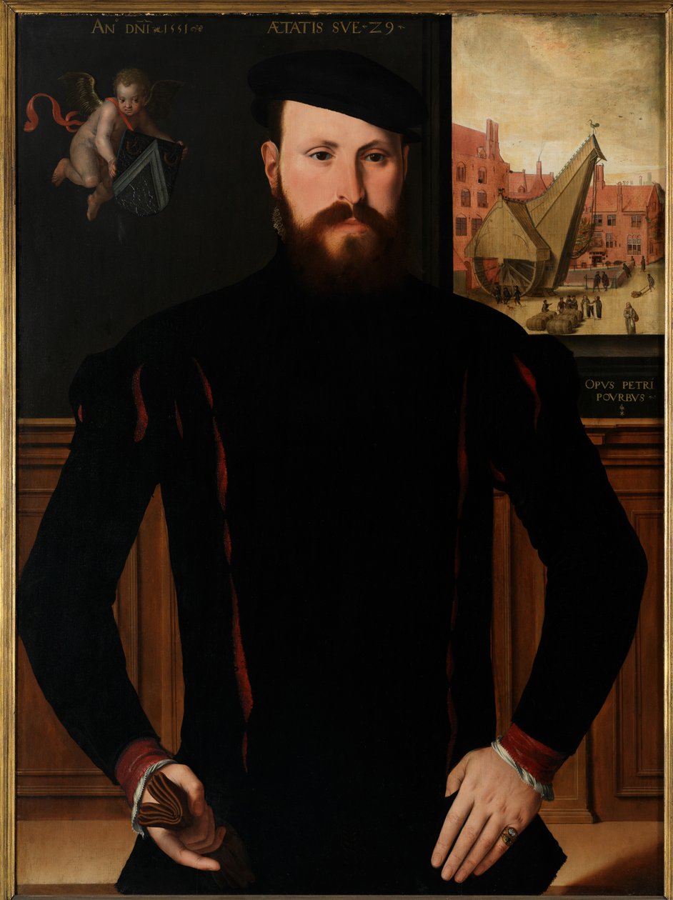 Portrét Jana van Eyewervea od Pieter Jansz. Pourbus